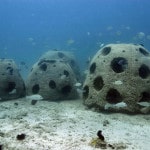 Boule imprimée en 3D au fond de l'océan
