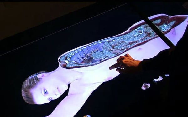 Scan 3D d'un corps humain