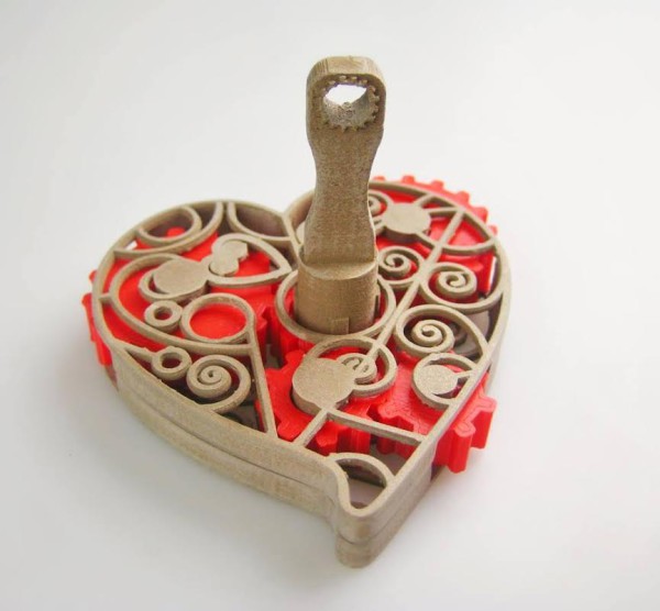 Bijou Coeur imprimé en 3D