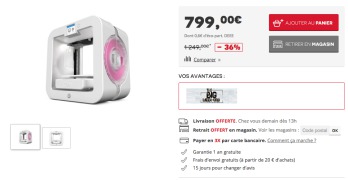 imprimante 3D Cube 2 en promotion