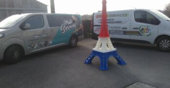 impression d'une tour Eiffel XXL en 3D