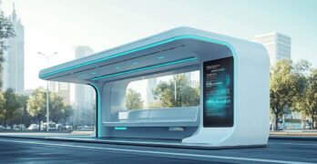 Un abribus imprimé en 3D révolutionne le mobilier urbain avec ses fonctionnalités innovantes