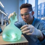 Un gel imprimé en 3D brille grâce à des algues bioluminescentes