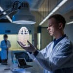 Des chercheurs manipulent un œuf artificiel imprimé en 3D en laboratoire